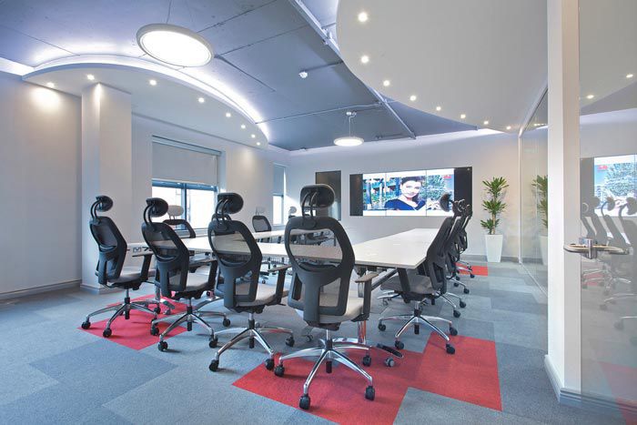 1100平方科技類型公司辦公室設計布局